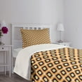thumbnail image 3 of Ambesonne Ikat Quilted Bedspread Set 2 Pcs, Geometric Indonesian Vivid, Twin Size, Orange Yellow Indigo, 3 of 5
