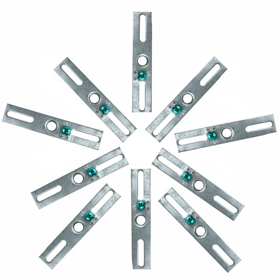 National Artcraft® Light Fixture Crossbar with 1/8 IP Center Hole and Grounding Screw - (Pkg/10)