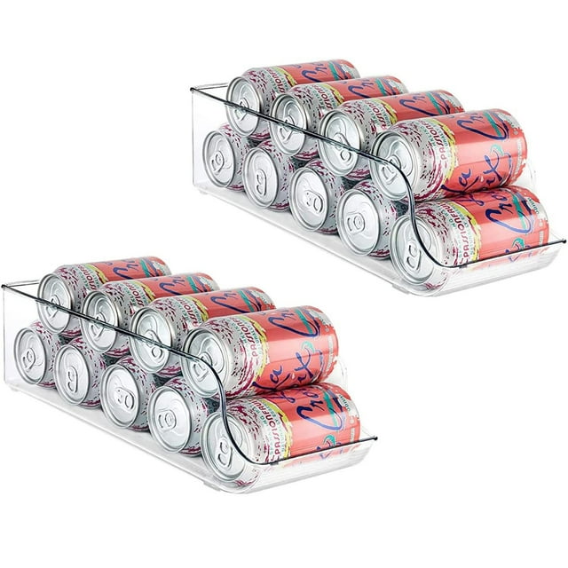 Set of 6 Refrigerator Organizer Bins, Soda Can Organizer for