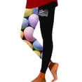 thumbnail image 1 of Ladies' Easter Bunny Egg Print Tight Slimming Low Rise Leggings, 1 of 3