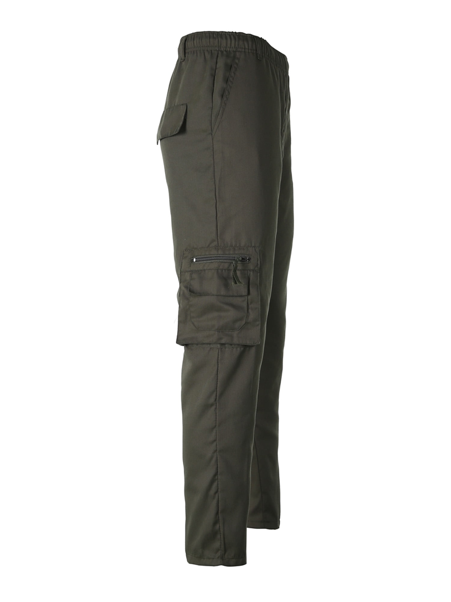 elasticated waist combat trousers