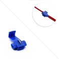 thumbnail image 4 of Adaptador de Conector de Bloqueo de Grifo de Cable Rápido Azul de 50 Piezas Calibre 12-10 AWG Macarena Empalme rápido de bloqueo eléctrico, 4 of 7