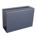 thumbnail image 2 of Caja de pañuelos transparente para colgar en la pared, caja de pañuelos de acrílico transparente para el hogar, el hotel, el baño, la cocina, color negro L, 2 of 15