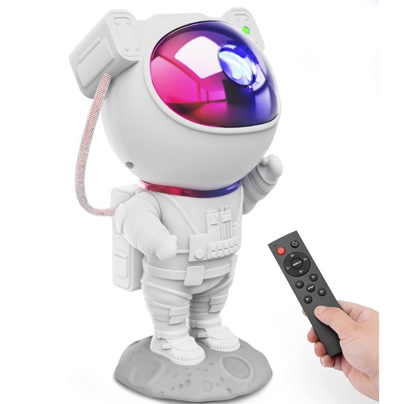Proyector Galaxy Mooyran Colorful Astronaut con temporizador y control remoto