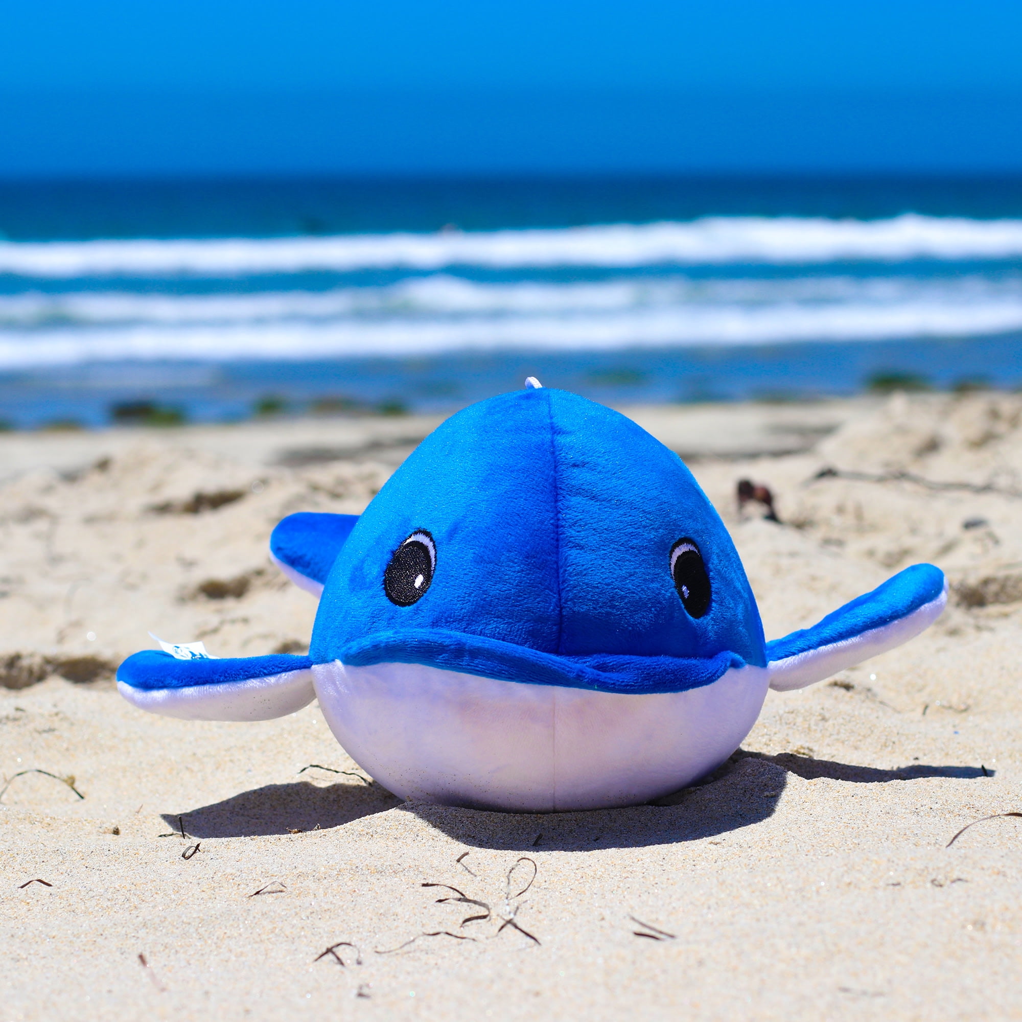 Emma The Whale 12" Stuffed Plush Toy w/ Authentic Animal Sounds, for Kids Babies & Toddlers