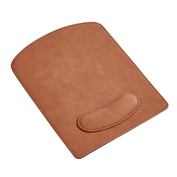 9.75" Caramel Leatherette Mouse Pad