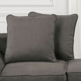 thumbnail image 3 of Furniture of America Jorren Modern Convertible Sofa with Pull-Out Bed and Pillows, Gray, 3 of 6
