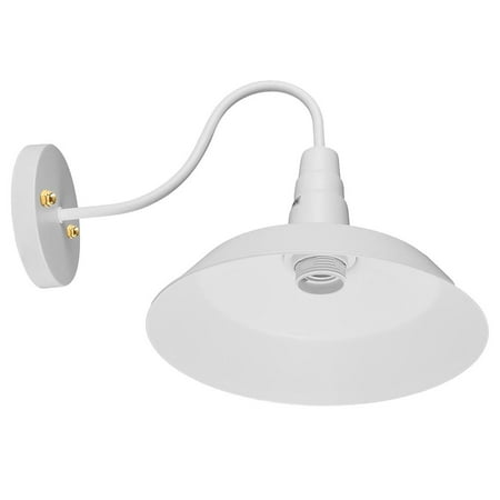 Yescom Retro Vintage Barn Style Light Wall Sconce Yescom Retro Vintage Barn Style Light Wall Sconce Mounted Metal Lampshade Gooseneck