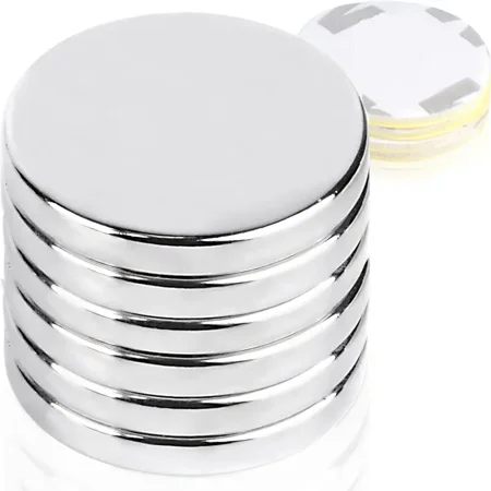 

6pcs/pack Super Strong Magnet Disk Magnet 20mm X 3mm Strong Magnet Neodymium Magnet Used For Office Office Factory Crafts DIY Building Science Models