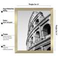 thumbnail image 3 of Americanflat 20x24 Poster Frame in Gold with Polished Plexiglass - Horizontal and Vertical Formats with Included Hanging Hardware, 3 of 6