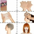 thumbnail image 3 of No Author Parrucche Short Bob Wig con frangia per le donne Synthetic Bob Parrucche Arancia Nero, 3 of 6