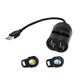 thumbnail image 1 of Proyector de luz Lámpara de proyección de pared USB 6 modos Ajustable LED Luz de noche decorativa Proyector de estrellas para fondo Sala de estar Yuyangstore Luz de proyección, 1 of 8