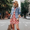 thumbnail image 4 of Fotbe Cute Strawberry Vestido de Verano sin Mangas para Mujer – Vestido Midi Línea A, Estilo Camiseta Floral, Vestido Playero Casual y Fluido, 4 of 7