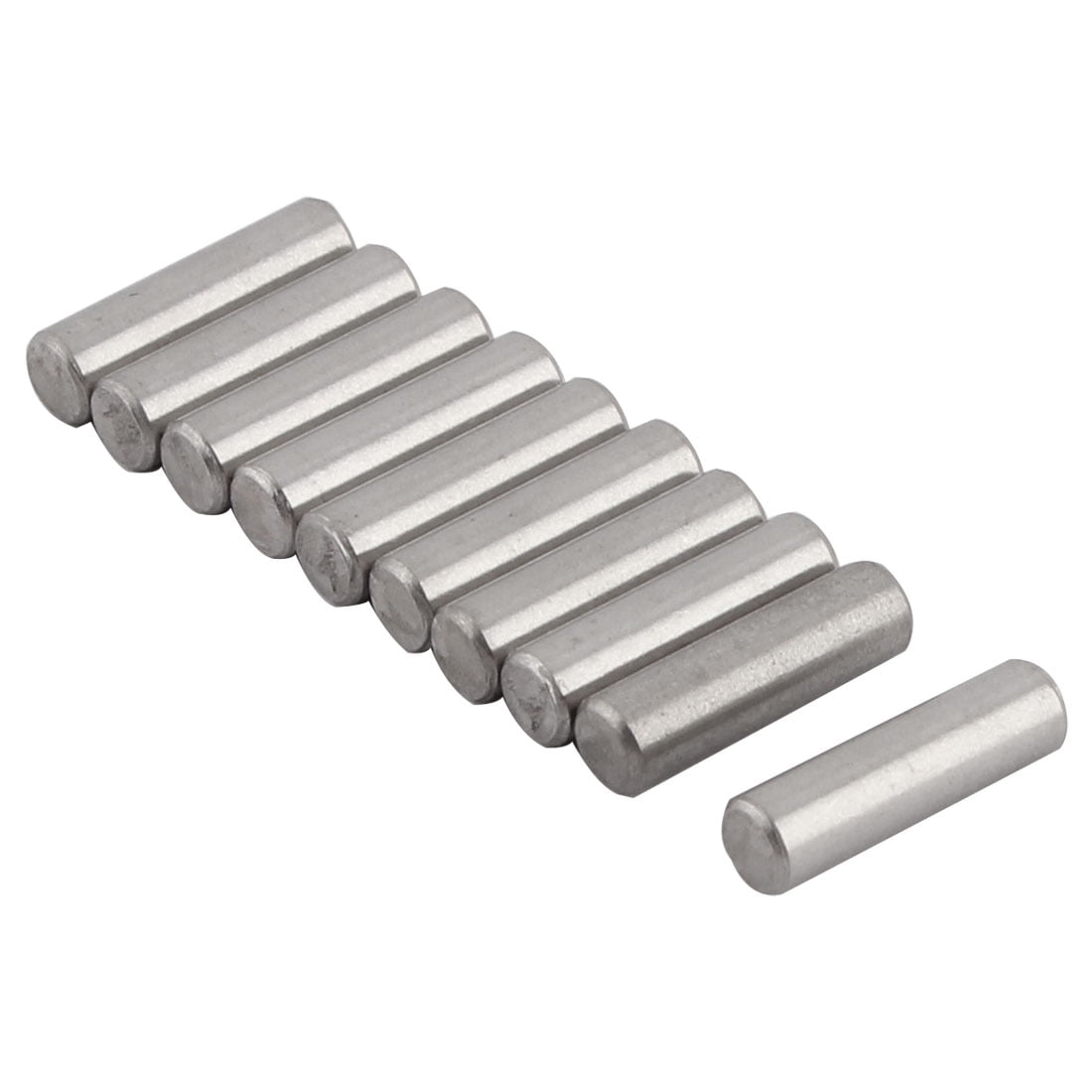 100 Pcs Stainless Steel 2.5mm x 15.8mm Dowel Pins Fasten Elements 