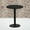 Black, variant on Emma + Oliver 36"RD Black Laminate Bar Table Top-24"RD Base