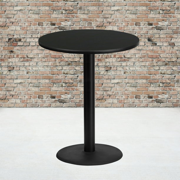 Flash Furniture 36" Round Laminate Table Top with 24" Round Bar Height