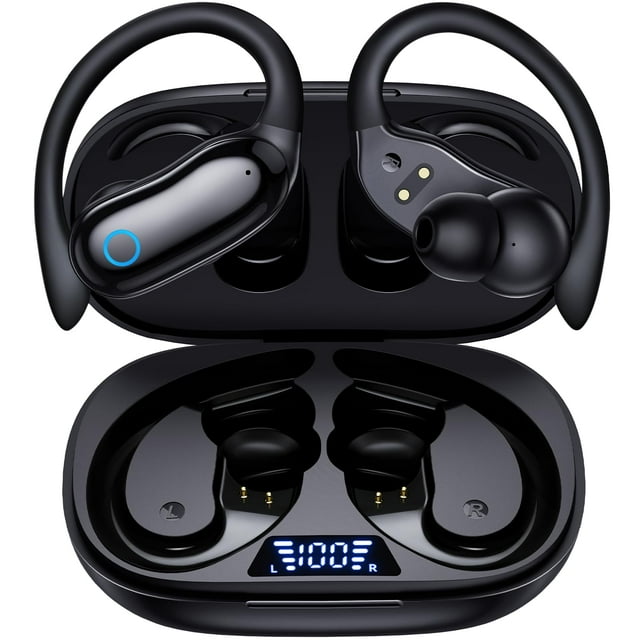 Auriculares inalámbricos GNMN con cancelación activa de ruido, 96 horas de reproducción