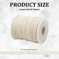 thumbnail image 2 of shiyou-27 Yards Papayawhit Flat Cotton Drawstring, 6mm Soft Drawstring Replacement, Double Layer Hollow Drawcord for Hoodie Sweatpants Sweatshirt, 2 of 4