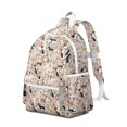 thumbnail image 2 of Chihuahua and Flower Florals Backpack for School,Cute School Bag,Schoolbag with Adjustable Shoulder Straps & Padded Back,13.4"x11"x4.7", 2 of 6