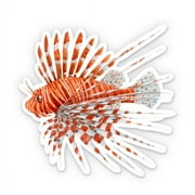 Lionfish - 3" Vinyl Sticker - For Car Laptop Water Bottle Phone - Waterproof Decal