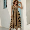 thumbnail image 5 of African Mud Tribal Cloth Sleeveless Dress Summer Women Clothes Dress for Pregnant Women Dresses, 5 of 9