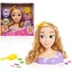 thumbnail image 1 of Cabeza de princesa Rapunzel de Disney, Pelo rubio, Juego de simulación de 10 piezas Just Play 87253, 1 of 2