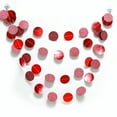 thumbnail image 2 of Christmas Theme Red Green Round Garland 157IN Paper Decor for Party Home Wall Ceiling, 2 of 3