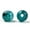 Teal 8mm, variant on 50pc Round Imitation Gemstone Acrylic Beads Teal 8mm Hole: 2mm for Jewelry Making