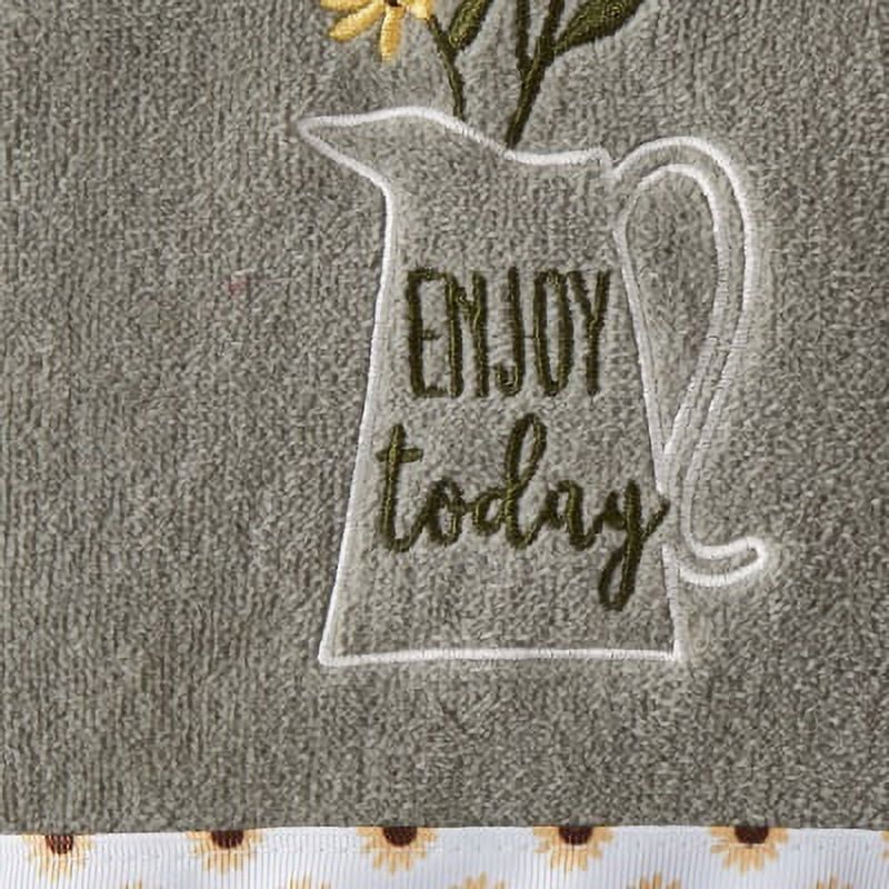 SKL Home Enjoy Today 2 Pc Hand Towel Set