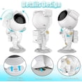 thumbnail image 5 of Proyector de luz de noche estrellada ajustable de 360°, proyector de estrella de astronauta para niños, luz de galaxia con temporizador y control remoto, para bebés/adultos/dormitorio, 5 of 5