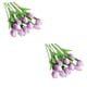 thumbnail image 1 of 10 piezas de flores artificiales Billuyoard decorativas vívidas color sólido, 1 of 6