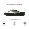 thumbnail image 5 of AEROTHOTIC Flip Flops for Women with Arch Support Plantar Fasciitis Orthopedic Cushioned Footbed Comfortable Non-Slip Sole with Padded Straps Dressy Casual Recovery Women Sandals, 5 of 8