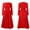 Red, variant on Dress Women Long Spring Dresses V-Neck Long Sleeve Pleated Midi With Belt Charming Relaxed Fit