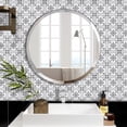 thumbnail image 6 of 20-Pack 7.9x7.9 Inch Self-Adhesive PVC Floor Tiles Waterproof Non-Slip Peel and Stick Flooring Easy DIY for Bedroom Kitchen Living Room Covers 4.3 Sq Ft, 6 of 6