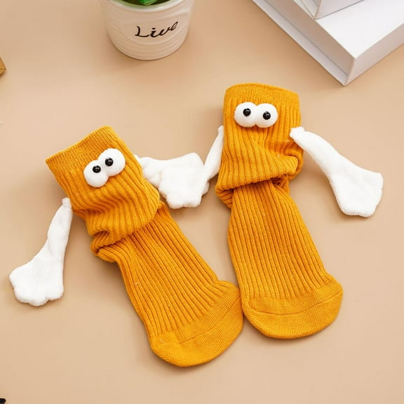 SSKFHGI Magnetic Hand Holding Socks Hand In Hand Socks Kids Holding Hands Socks