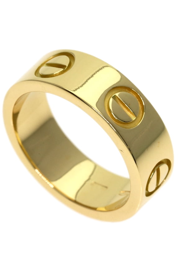 Pre-Owned Cartier Love Ring #45, 18K Yellow Gold, Women's