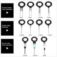 thumbnail image 3 of Dispositivo de extracción, 11 Unids Car Harness Wire Plug Terminal Extracción Pick Conector Crimp Pin Back Needle Remove Tool Set EOTVIA No, 3 of 7