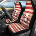 thumbnail image 7 of Xoenoiee Vintage American Flag Axolotl Print Car Seat Covers Full Set Auto Seats Protector Cover Vehicle Accessories Front and Rear Seat Cover Universal Fit Most Car SUV Vans, 7 of 7