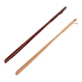 thumbnail image 1 of 2 Piezas De Mango Largo De Madera ShoeShoeShoehorn Portable Shoe ShoeShoehorn madera roja, 1 of 9