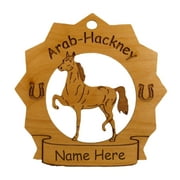 Arab Hackney Horse Ornament Personalized with Your Horse's Name 8041