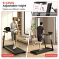thumbnail image 6 of Yardi Yard 3HP Folding Treadmill with Adjustable Height and APP Control-Black, Treadmill for Walking & Running, 6 of 10
