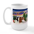 thumbnail image 2 of CafePress - Take Off/3 Cavaliers Large Mug - 15 oz Ceramic Large White Novelty Mug, 2 of 6