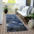 thumbnail image 6 of Addison Rugs Chantille Indoor/Outdoor Transitional Floral Blue Washable Runner Rug, 2'3" x 7'6", 6 of 6
