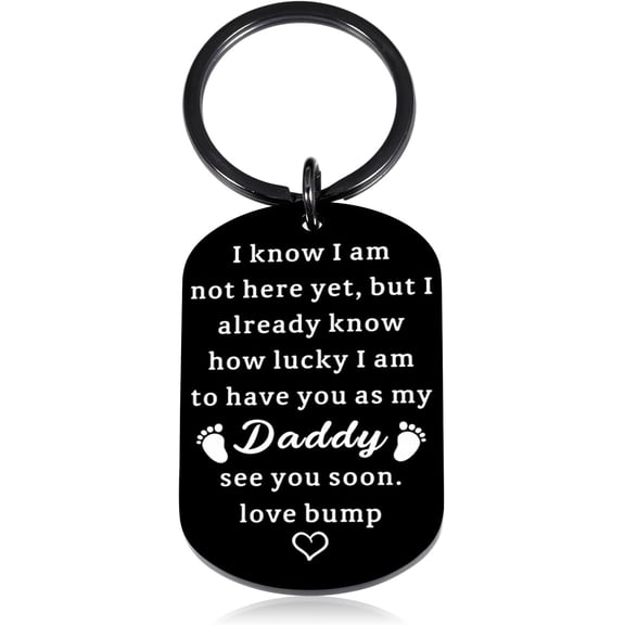 New Dad Valentine's Day Gift First Father's Day Gift from Wife Baby Announcement Pregnancy Gift for Dad Daughter Son Gift for Husband First Time Dad Dad is Valentine's Day Gift