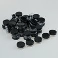 thumbnail image 3 of 50 Uds tarros de plástico Yuyangstore tarros 3g recipientes de muestra vacíos para viaje negro Frascos cosméticos con tapas, 3 of 8