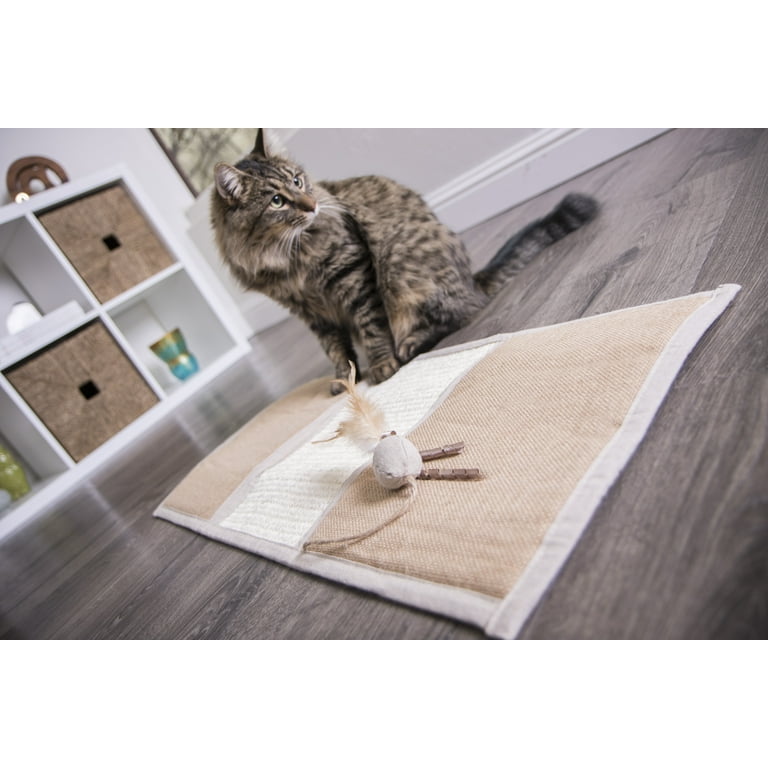 Petlinks Purr-fect Paws Multipurpose Rubber Litter Mat for Cats