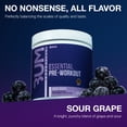 thumbnail image 5 of Raw Nutrition Essentials Pre Workout Powder, Sour Grape, 20 Servings, 5 of 9