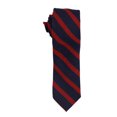 thumbnail image 1 of bar III Mens Bayside Stripe Self-tied Necktie, Red, One Size, 1 of 1