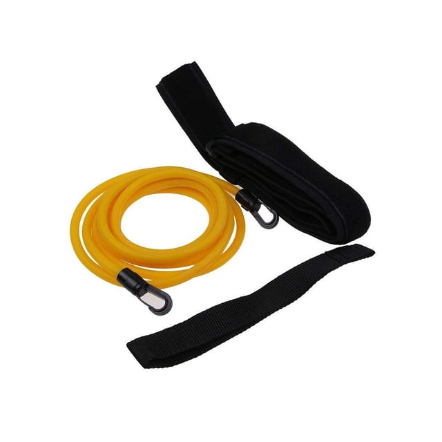 Eigraketly Entrenamiento de natación Cinturón de resistencia Bungee ajustable Reutilizable Natación Rojo Type2 NO2