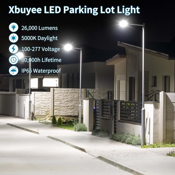 200w led deals parking lot light